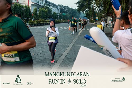 Race photo from Mangkunegaran Run 2024