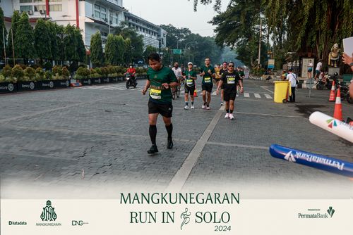 Race photo from Mangkunegaran Run 2024