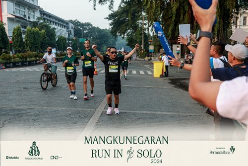 Race photo from Mangkunegaran Run 2024