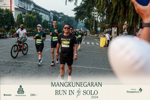 Race photo from Mangkunegaran Run 2024