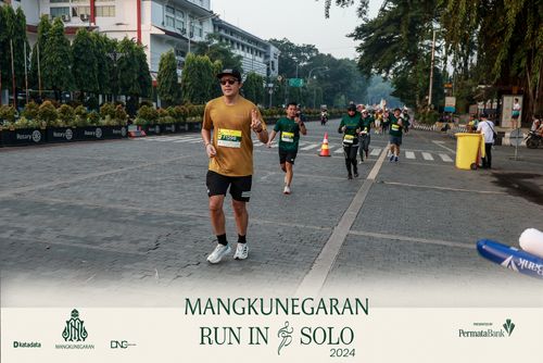 Race photo from Mangkunegaran Run 2024