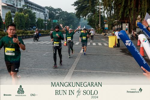 Race photo from Mangkunegaran Run 2024