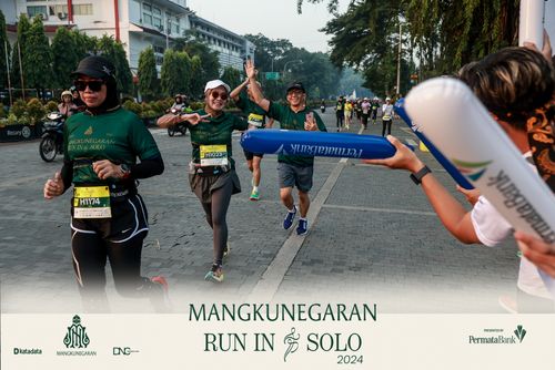 Race photo from Mangkunegaran Run 2024