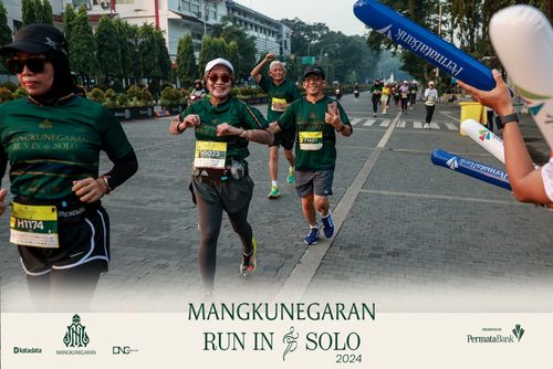 Race photo from Mangkunegaran Run 2024