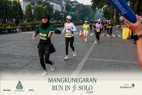 Race photo from Mangkunegaran Run 2024