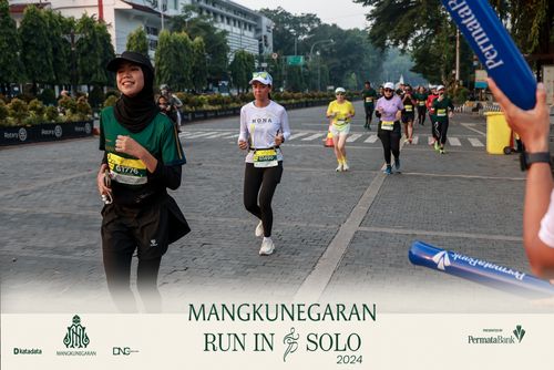 Race photo from Mangkunegaran Run 2024