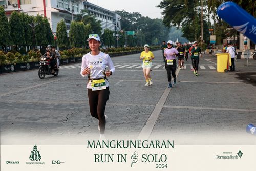 Race photo from Mangkunegaran Run 2024