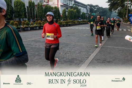 Race photo from Mangkunegaran Run 2024