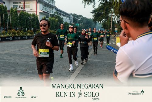 Race photo from Mangkunegaran Run 2024