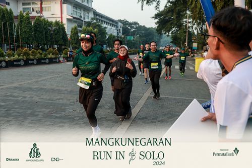 Race photo from Mangkunegaran Run 2024