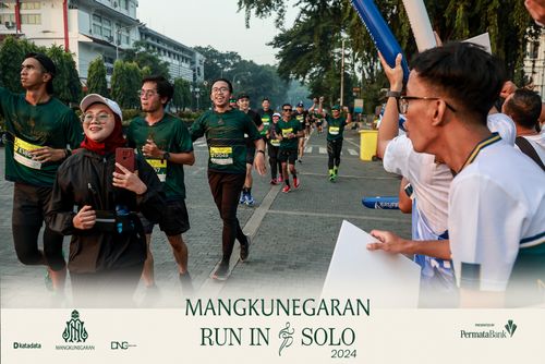 Race photo from Mangkunegaran Run 2024