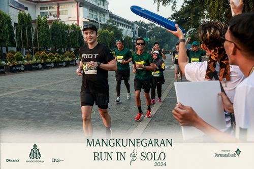 Race photo from Mangkunegaran Run 2024