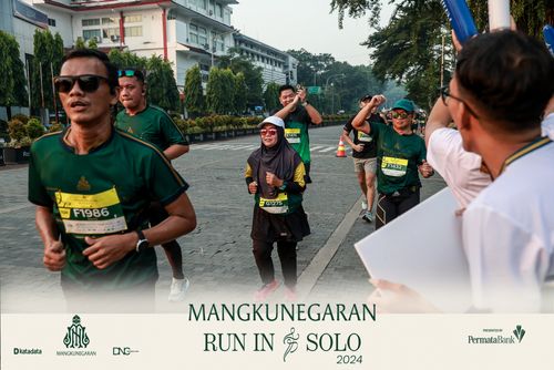 Race photo from Mangkunegaran Run 2024