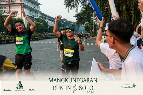 Race photo from Mangkunegaran Run 2024