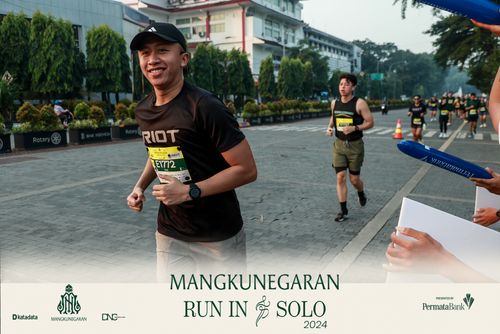 Race photo from Mangkunegaran Run 2024