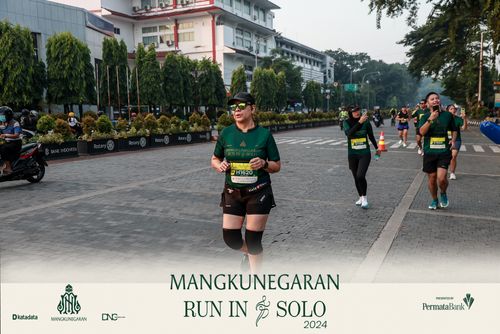 Race photo from Mangkunegaran Run 2024