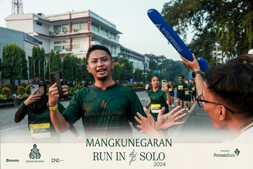 Race photo from Mangkunegaran Run 2024