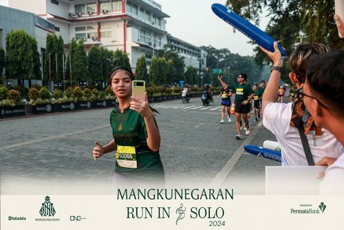 Race photo from Mangkunegaran Run 2024