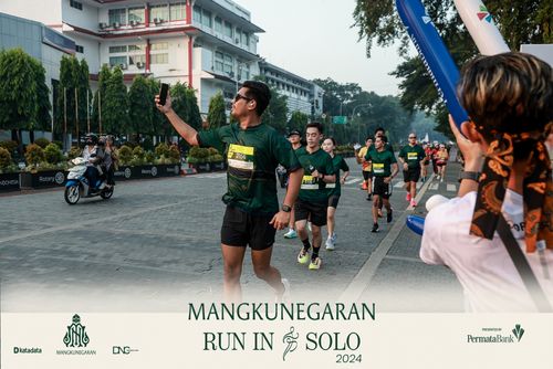 Race photo from Mangkunegaran Run 2024