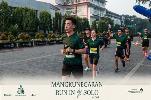 Race photo from Mangkunegaran Run 2024