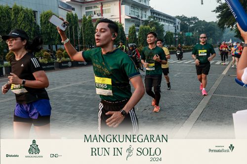 Race photo from Mangkunegaran Run 2024