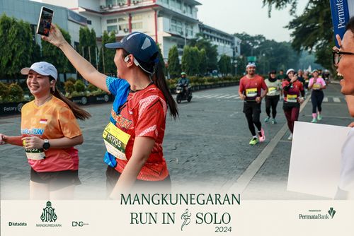 Race photo from Mangkunegaran Run 2024
