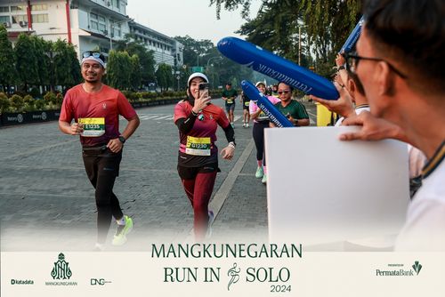 Race photo from Mangkunegaran Run 2024
