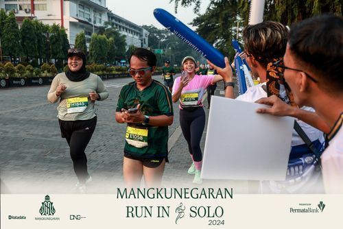 Race photo from Mangkunegaran Run 2024