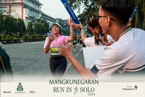 Race photo from Mangkunegaran Run 2024