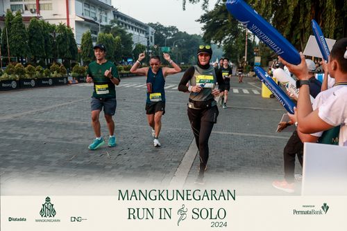 Race photo from Mangkunegaran Run 2024