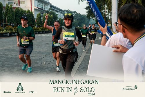 Race photo from Mangkunegaran Run 2024