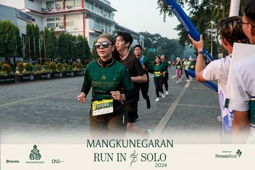 Race photo from Mangkunegaran Run 2024