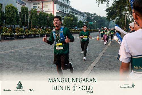 Race photo from Mangkunegaran Run 2024