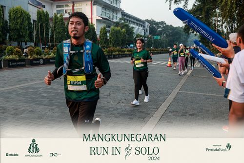 Race photo from Mangkunegaran Run 2024