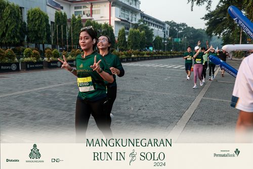 Race photo from Mangkunegaran Run 2024