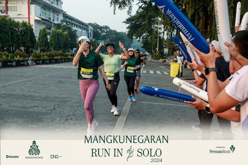 Race photo from Mangkunegaran Run 2024