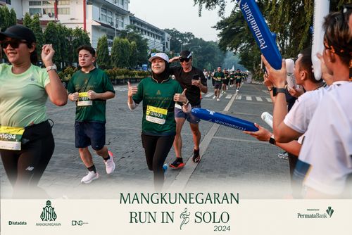 Race photo from Mangkunegaran Run 2024
