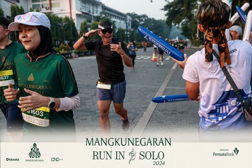 Race photo from Mangkunegaran Run 2024