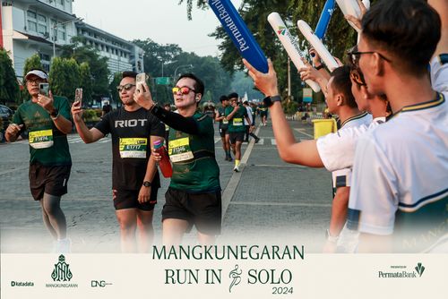 Race photo from Mangkunegaran Run 2024