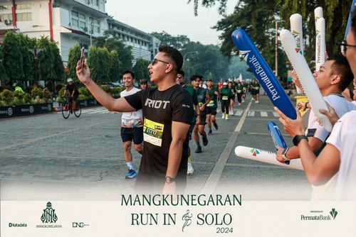 Race photo from Mangkunegaran Run 2024