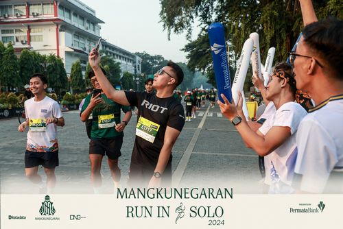 Race photo from Mangkunegaran Run 2024