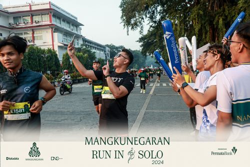 Race photo from Mangkunegaran Run 2024