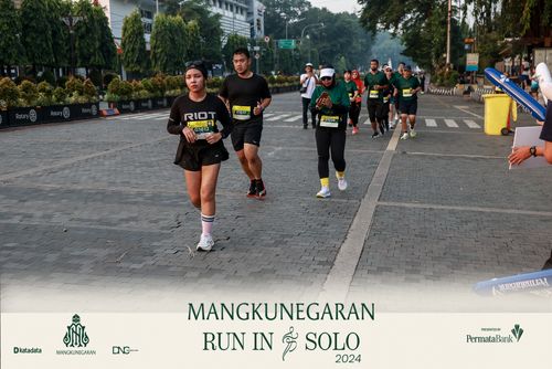 Race photo from Mangkunegaran Run 2024