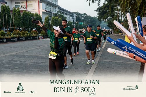 Race photo from Mangkunegaran Run 2024