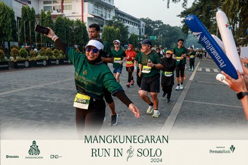 Race photo from Mangkunegaran Run 2024