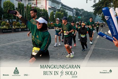 Race photo from Mangkunegaran Run 2024