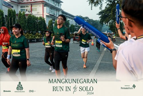 Race photo from Mangkunegaran Run 2024