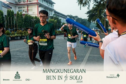 Race photo from Mangkunegaran Run 2024