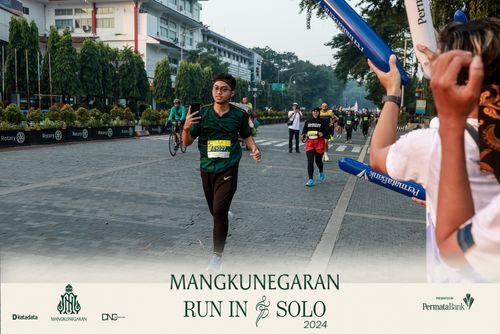 Race photo from Mangkunegaran Run 2024