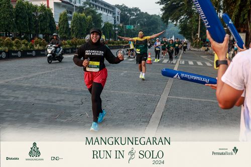 Race photo from Mangkunegaran Run 2024